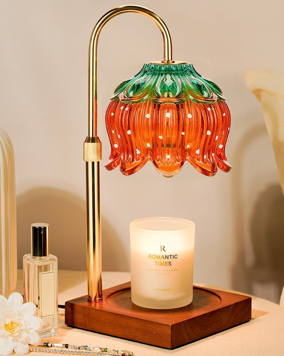 Candle Warmer Lamp with Timer | Height Adjustable, Fits Yankee Candle Jars