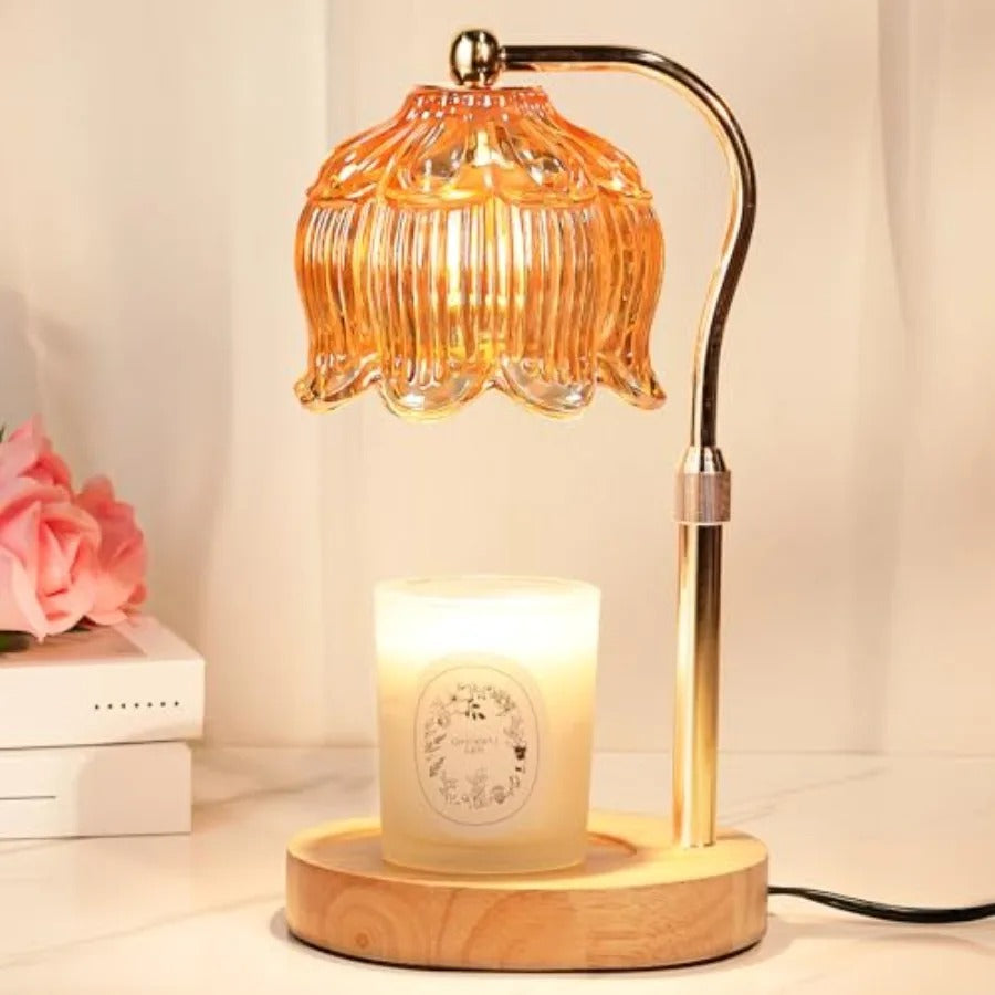 Candle Warmer Lamp with Timer | Height Adjustable, Fits Yankee Candle Jars