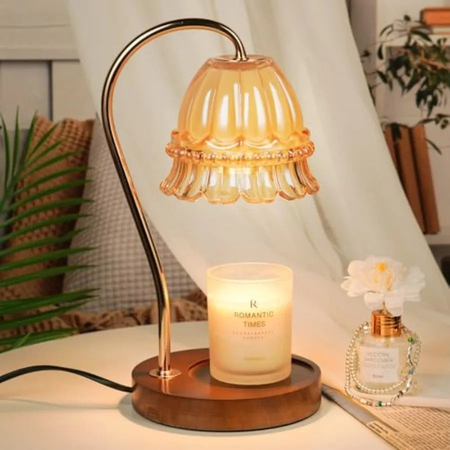 Candle Warmer Lamp with Timer | Height Adjustable, Fits Yankee Candle Jars