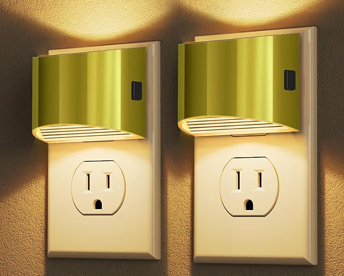 Plug In Night Light with Sensor | Dimmable LED Night Light for Bedroom & Hallway