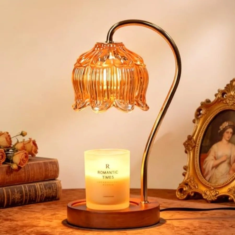 Candle Warmer Lamp with Timer | Height Adjustable, Fits Yankee Candle Jars
