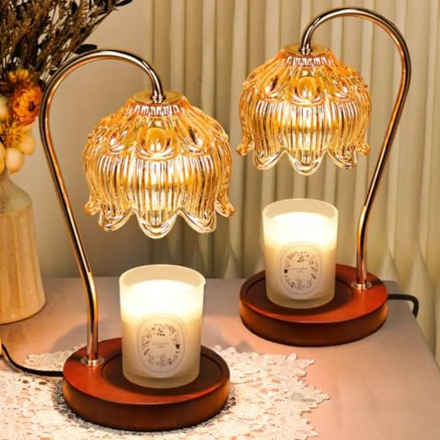 Candle Warmer Lamp with Timer | Height Adjustable, Fits Yankee Candle Jars