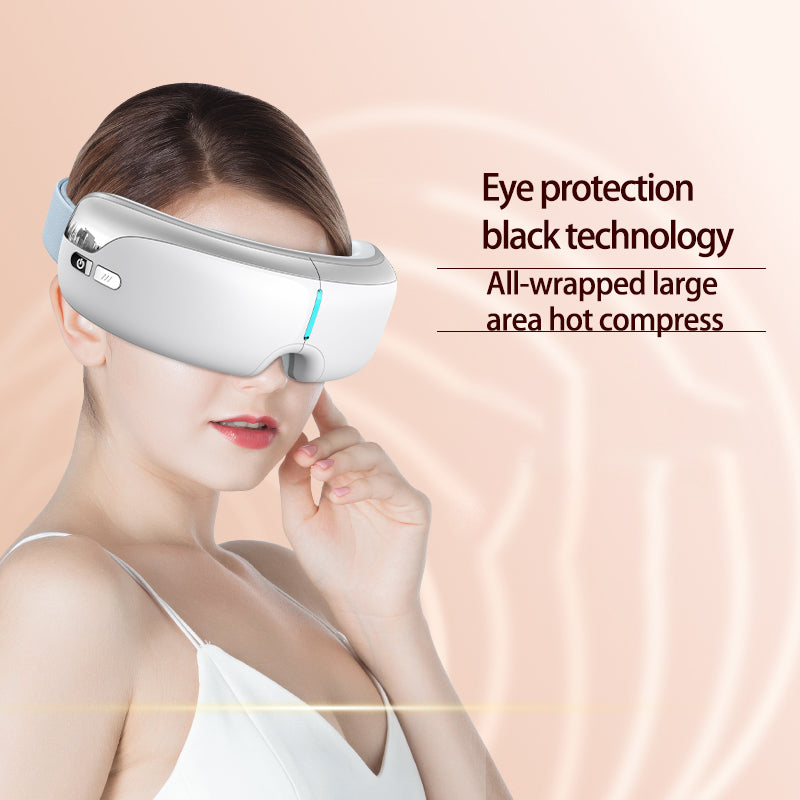 Heated Eye Massager with Air Pressure & Vibration Therapy – USB Rechargeable