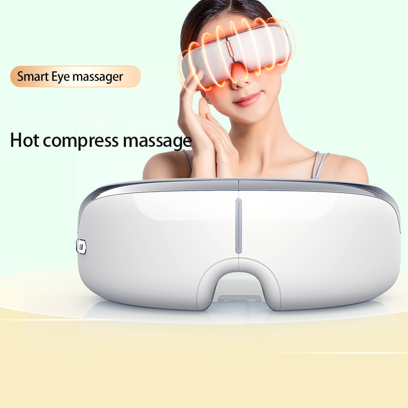 Heated Eye Massager with Air Pressure & Vibration Therapy – USB Rechargeable