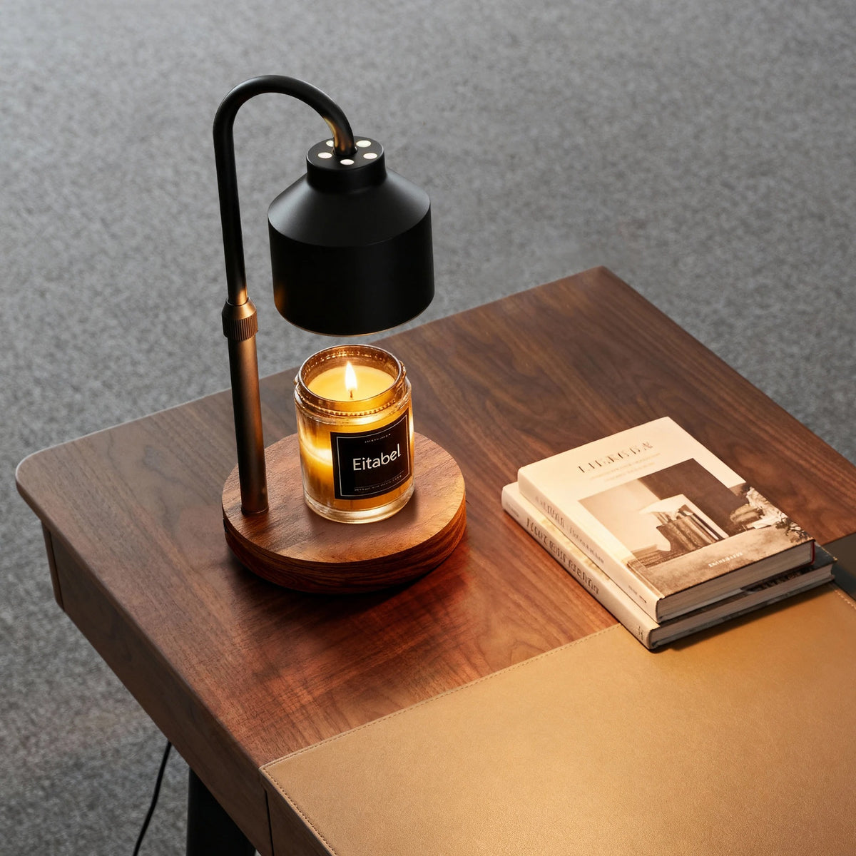 Candle Warmer Lamp with Timer | Adjustable Height Wax Melter, 2 Bulbs Included