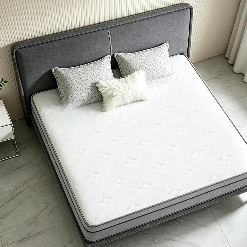 10 inch soft plush queen hybrid mattress with pocket coils