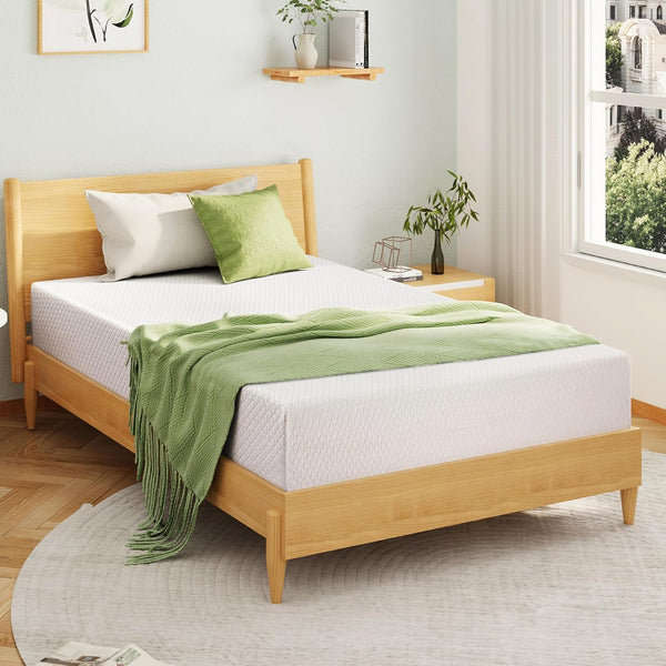 EGOHOME full size green tea gel memory foam mattress