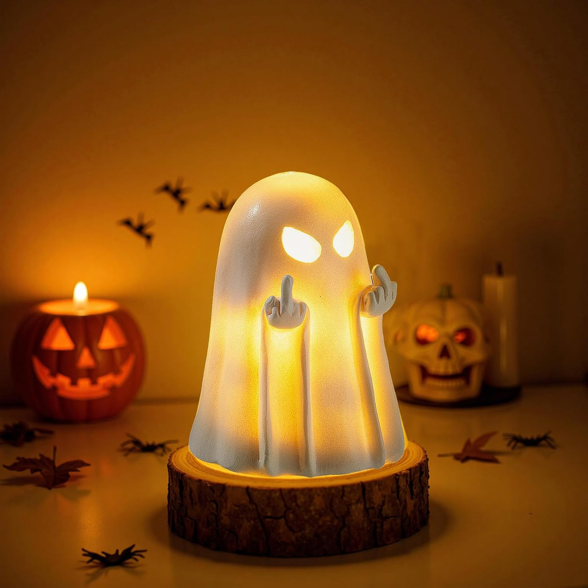 Resin Halloween ghost figurine statue