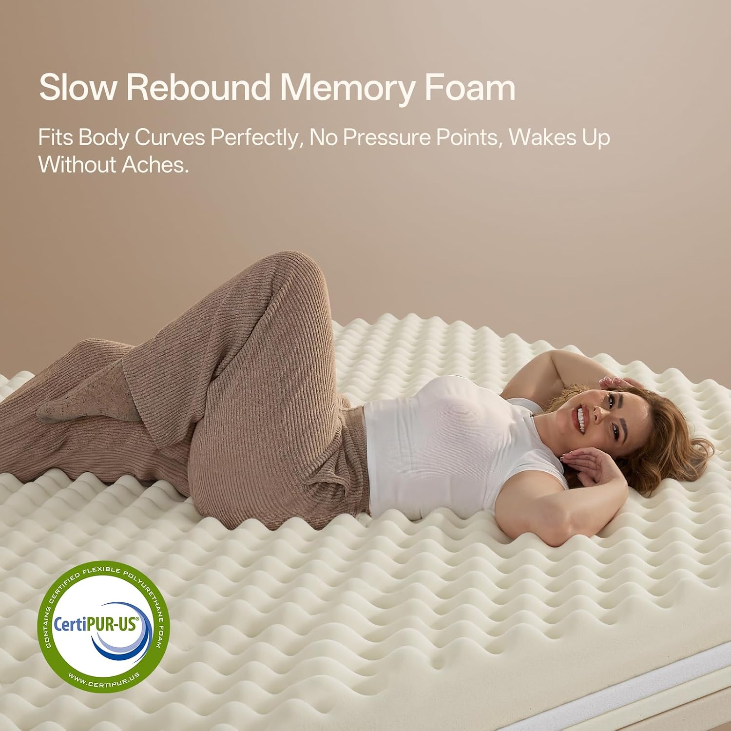 12 Inch Queen Hybrid Mattress – Medium Plush Memory Foam & Pocket Coils