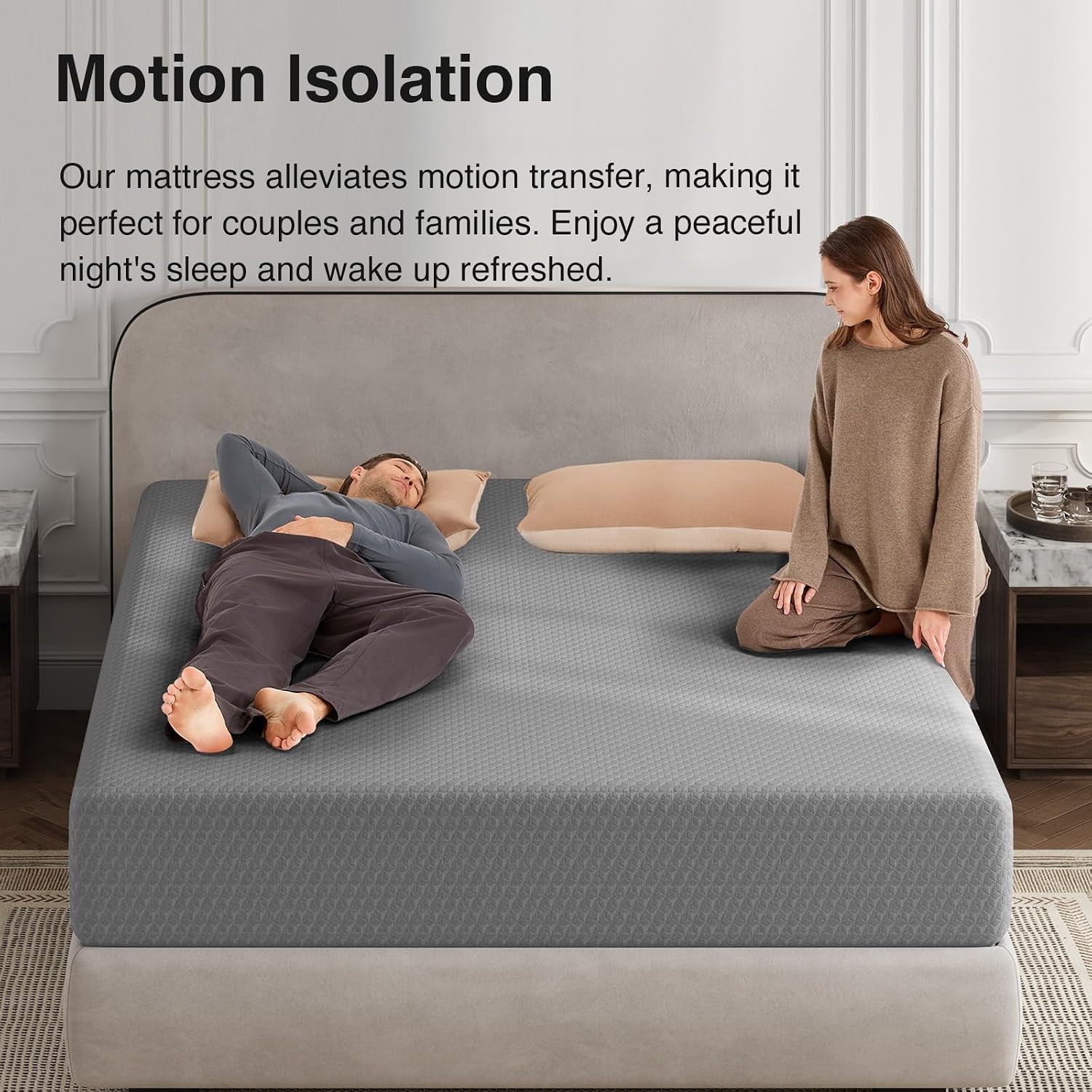 10 Inch Full Memory Foam Mattress – Cooling Gel, CertiPUR-US Certified