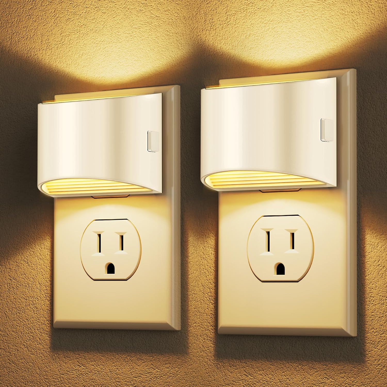 Plug in LED night light with sensor
