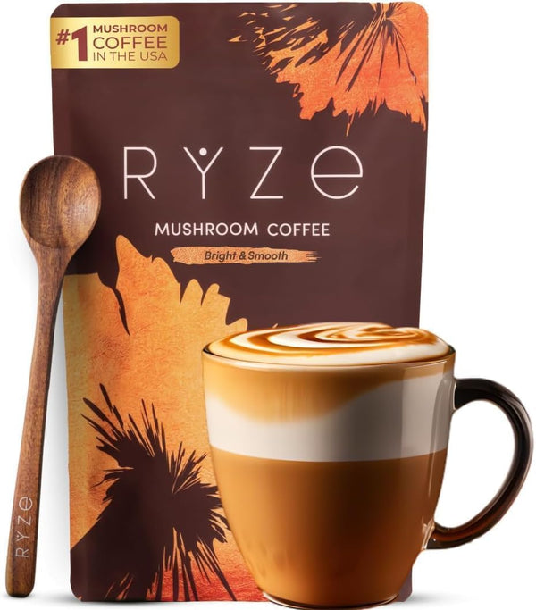 RYZE organic mushroom coffee medium roast 30 servings