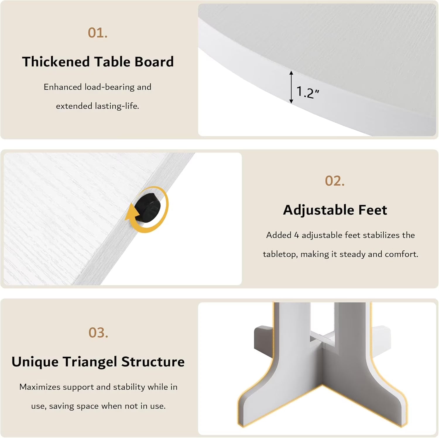 Extendable Black Dining Table – Seats 4 to 8, 43" Extends to 59"