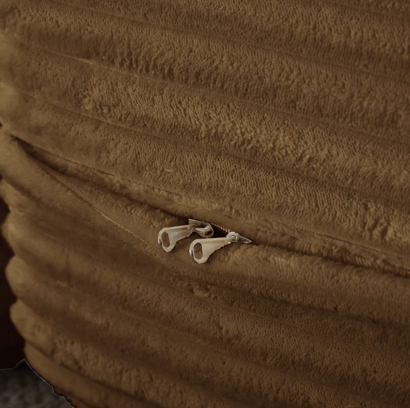 3-in-1 Convertible Sofa Bed – 78" Teddy Fabric Sleeper Sofa, No Assembly