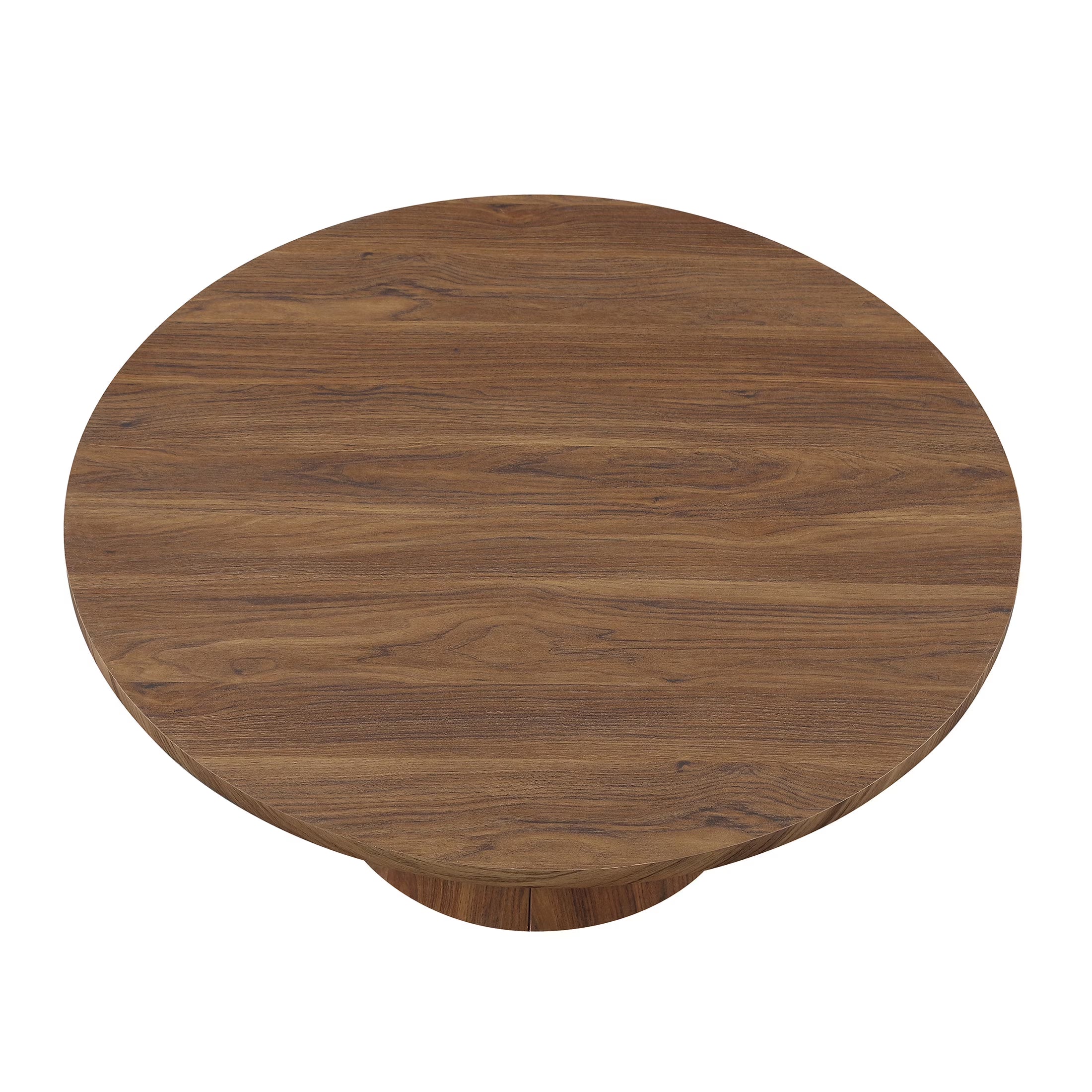 36 Inch Square Pedestal Coffee Table – Black or Walnut